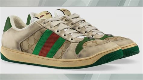 dirty looking gucci shoes|expensive sneakers that look dirty.